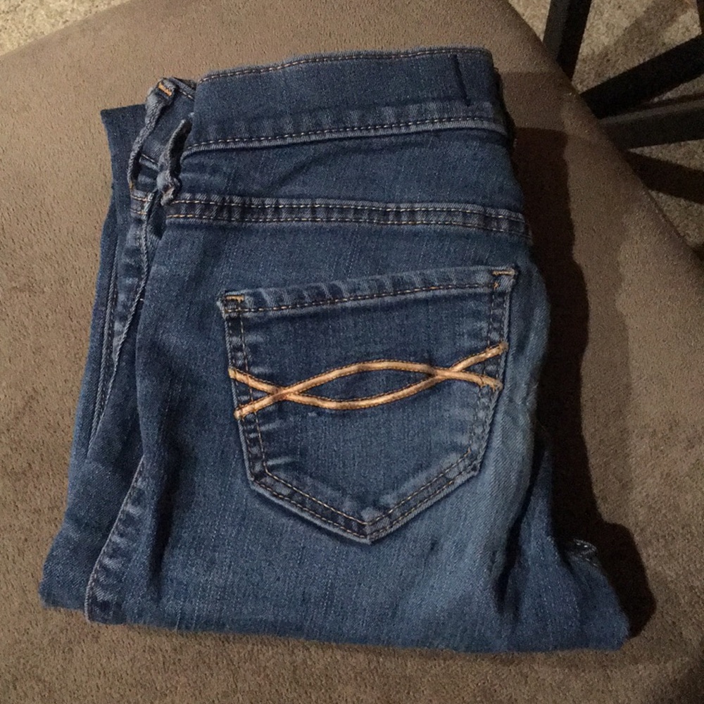 Dark Wash Abercrombie Kids Jeans